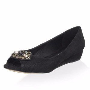 Donald J Pliner Sonet Demi Wedge Flat, Black US 7